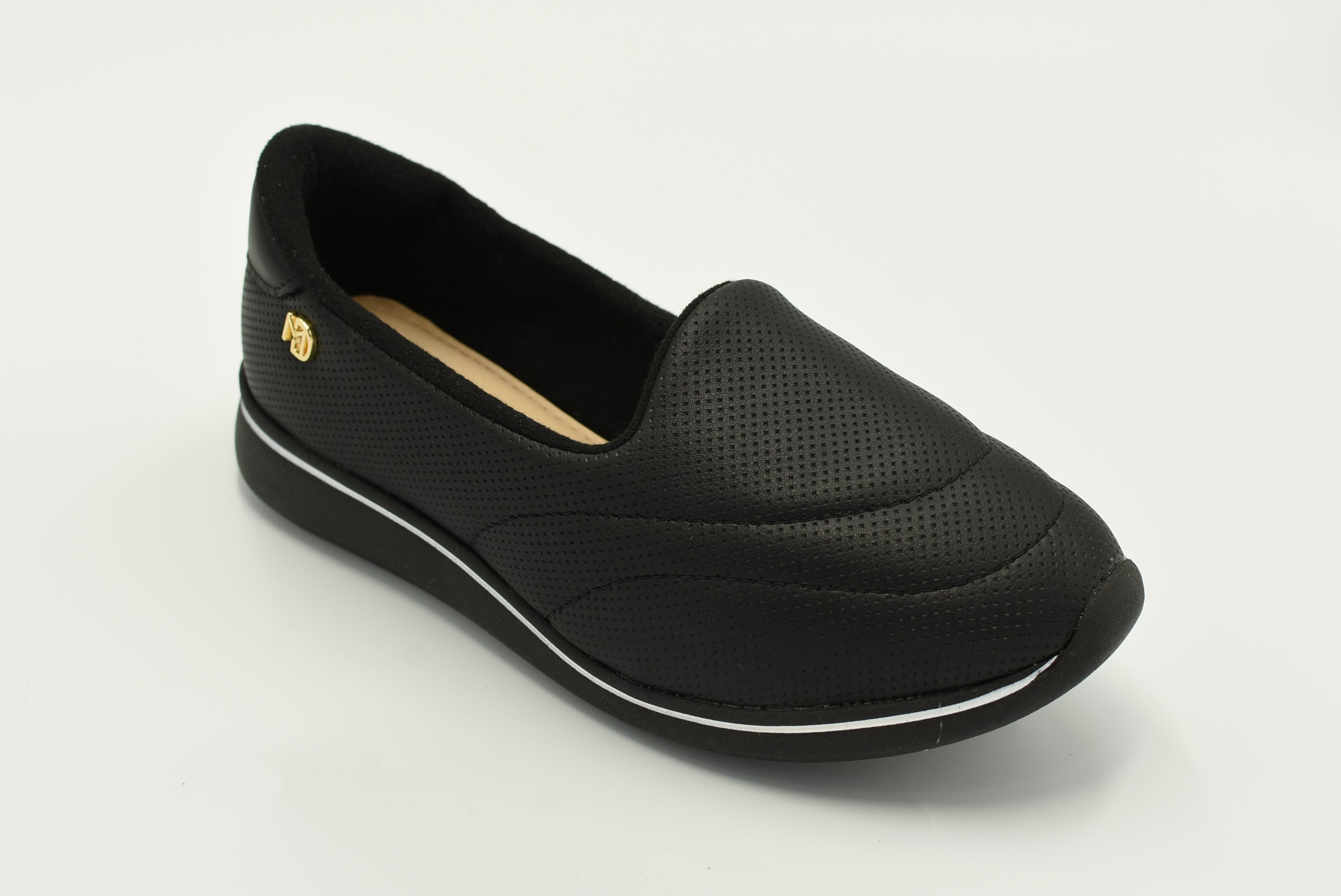 Santos Zapato Cerrado Piso  Negro