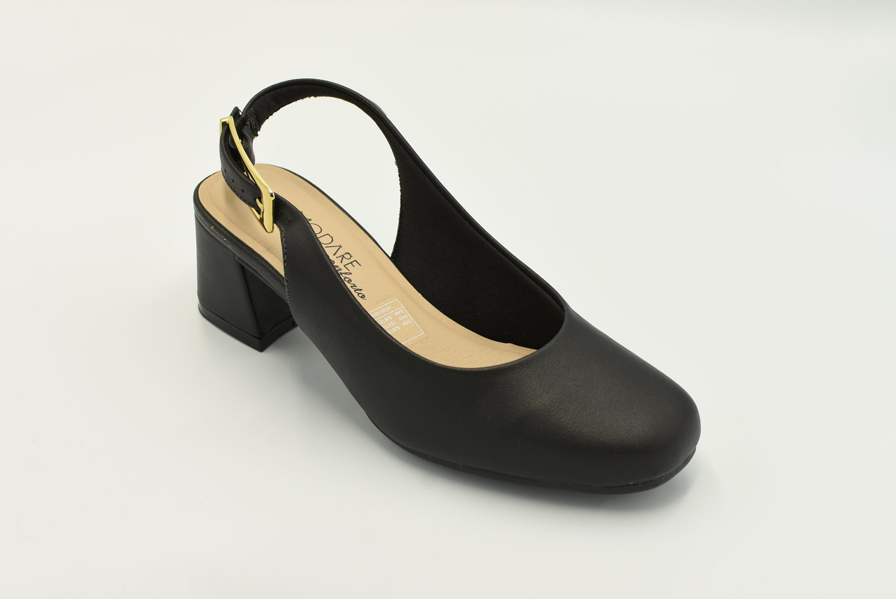 Mapimi Zapato Cerrado Medio  Negro