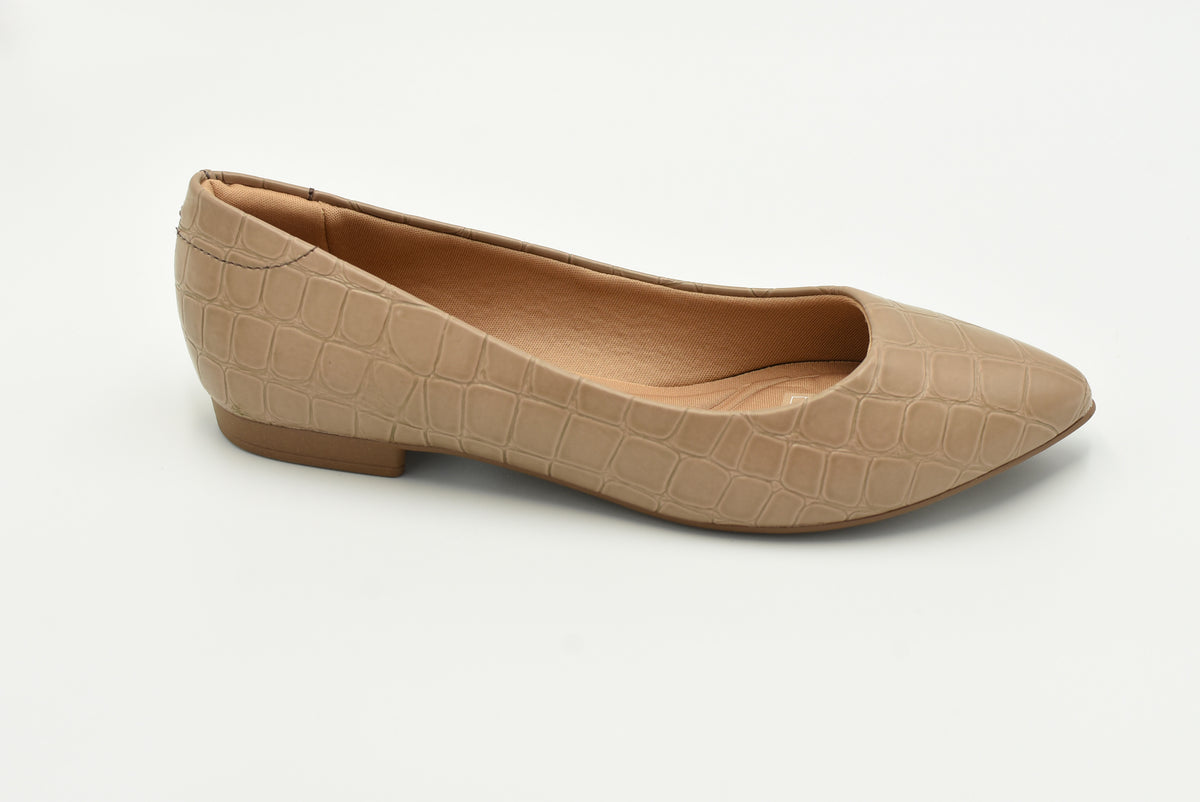 Inirida Flats Grab.Taupe