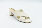 Brussels Sandalia Medio Blanco Off 5496110