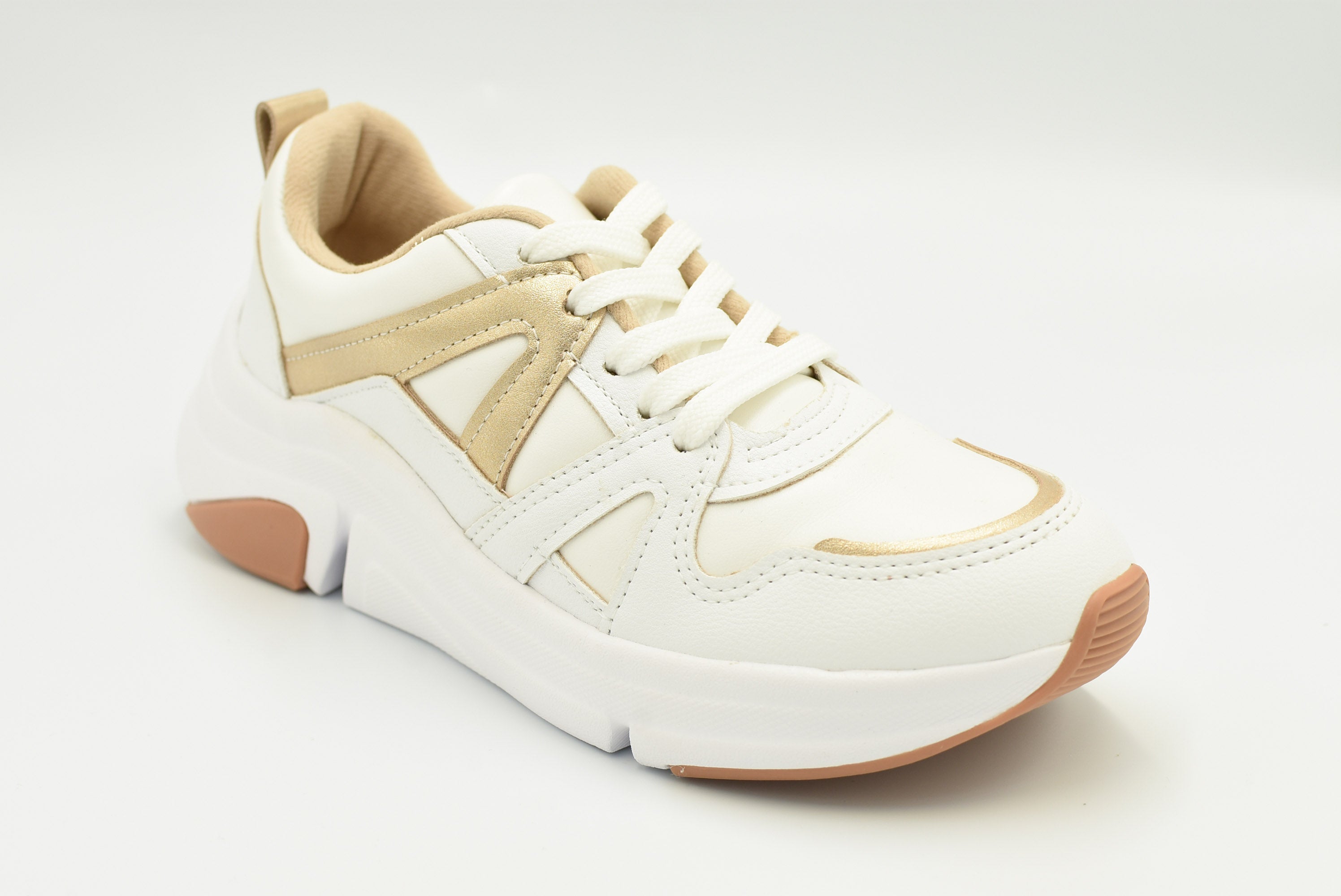 Cardiff Tenis Blanco/Oro