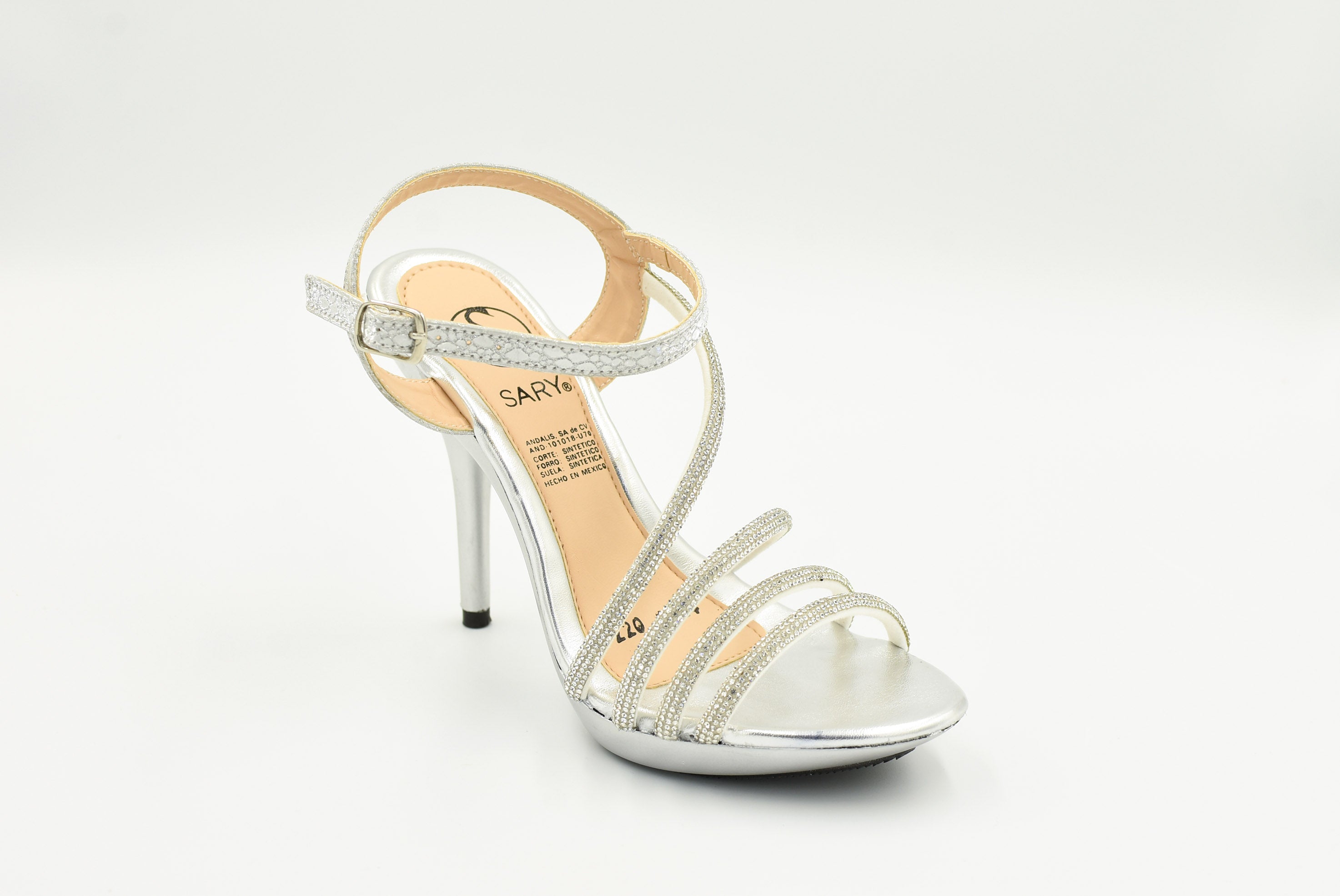 Tarragona Sandalia Plata/Diam.Plata