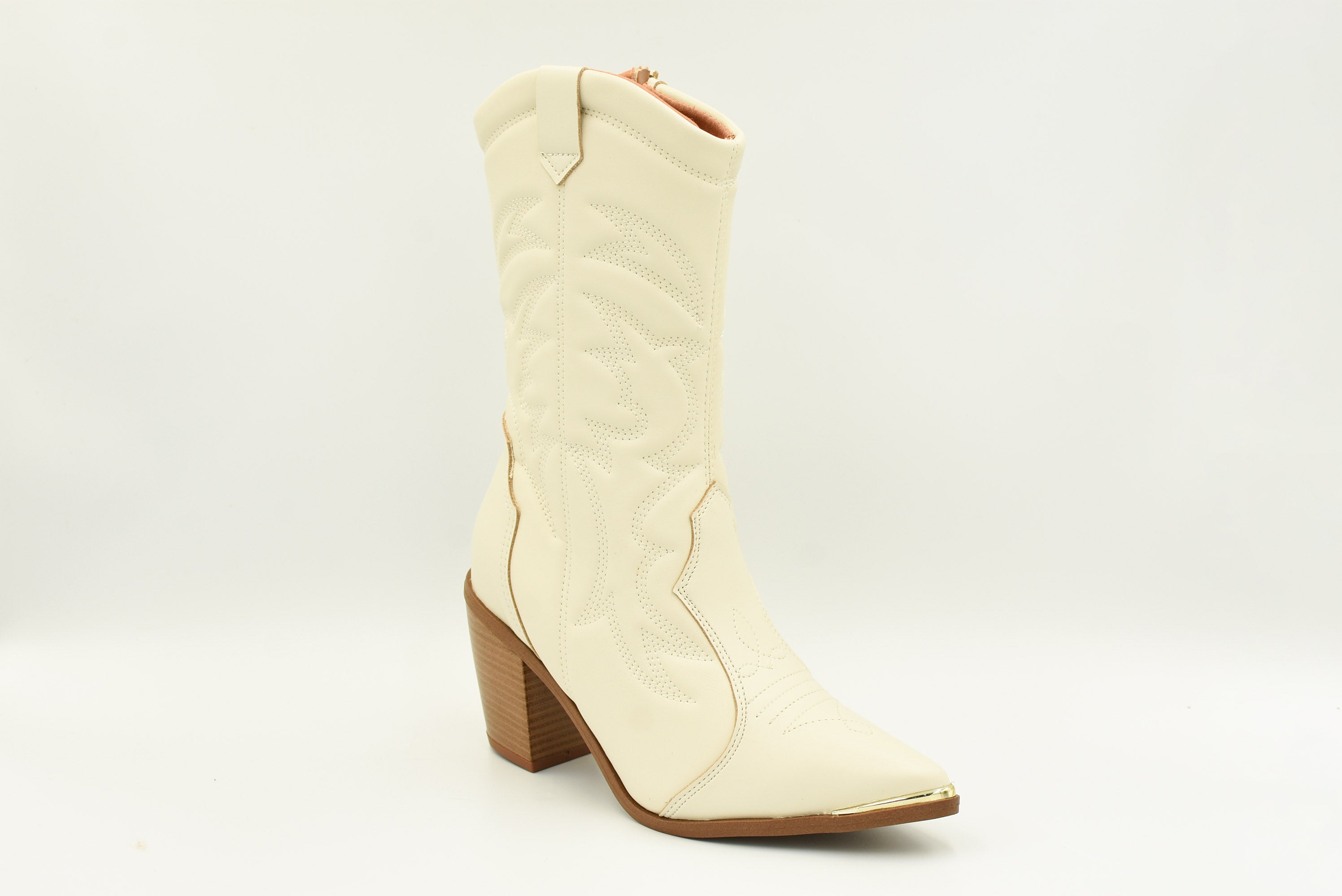 Legnano Botin Medio Alto Blanco Off