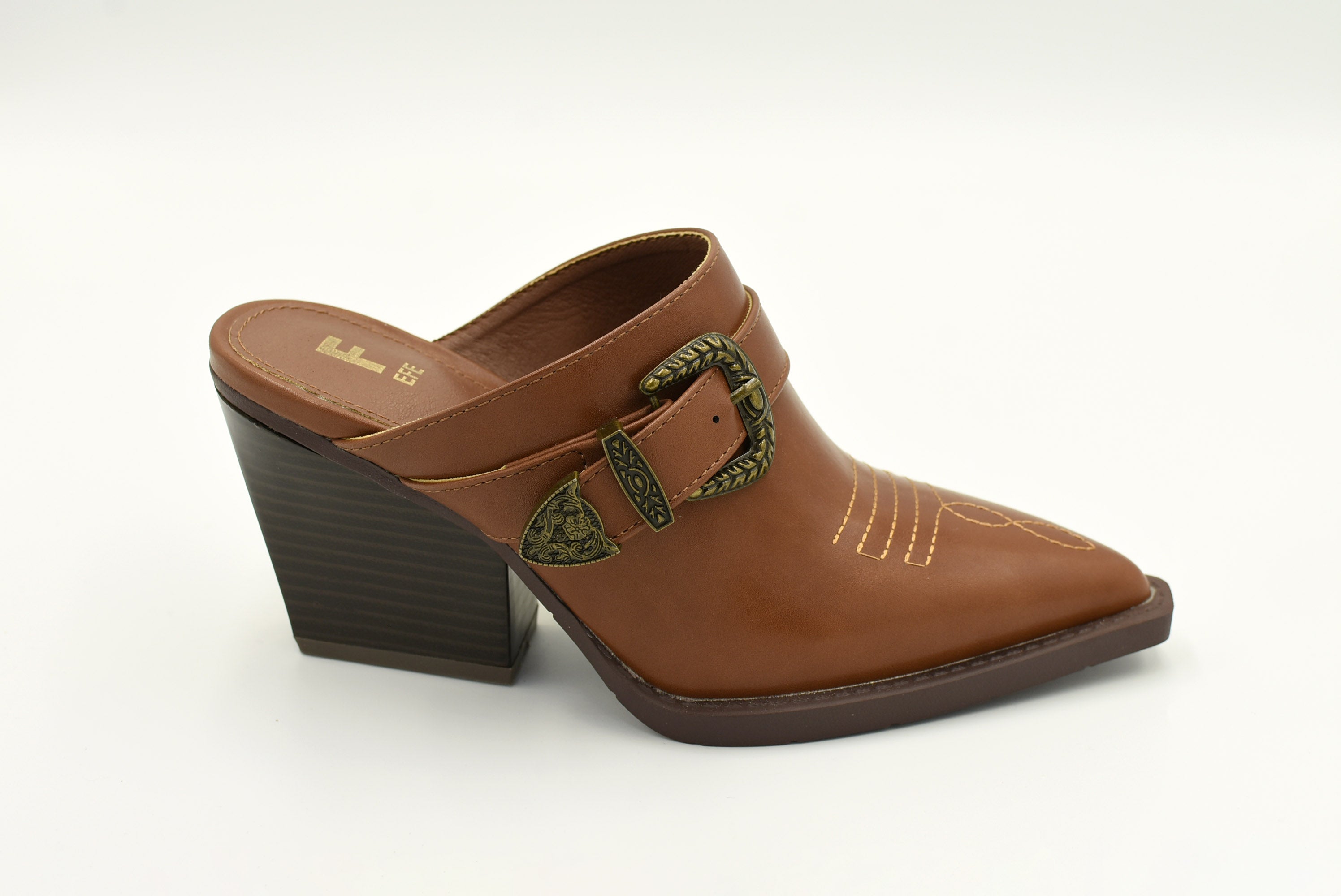 Siena Tacón Medio  Miel